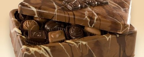 شکلات هایی با جعبه های خوراکی